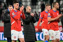 Patrik Schick (vlevo) zářil, zatímco Tomáši Součkovi zápas příliš nevyšel