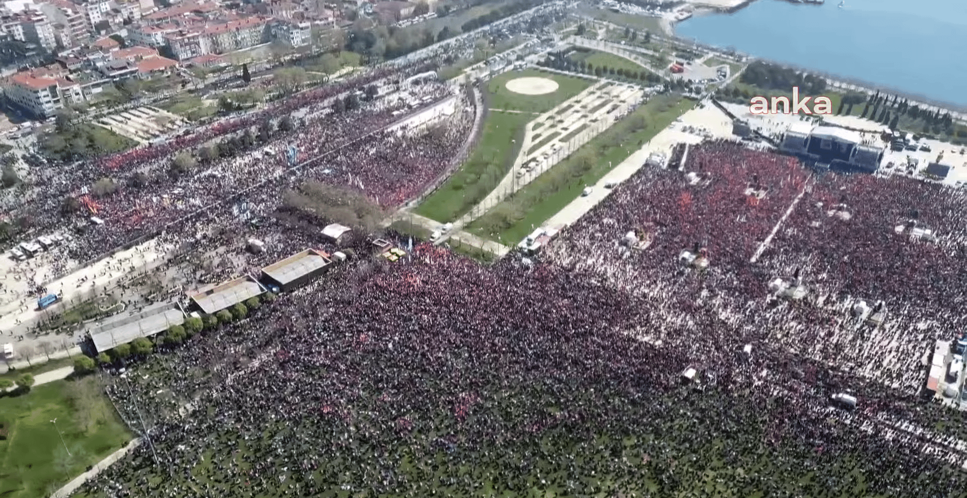 Die heutige Demonstration gegen Erdogan in Istanbul