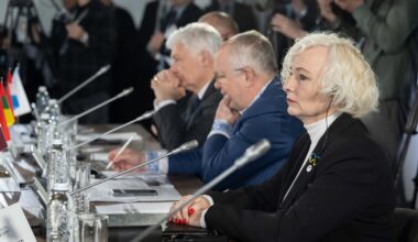 Daiga Mieriņa at Bucha Summit