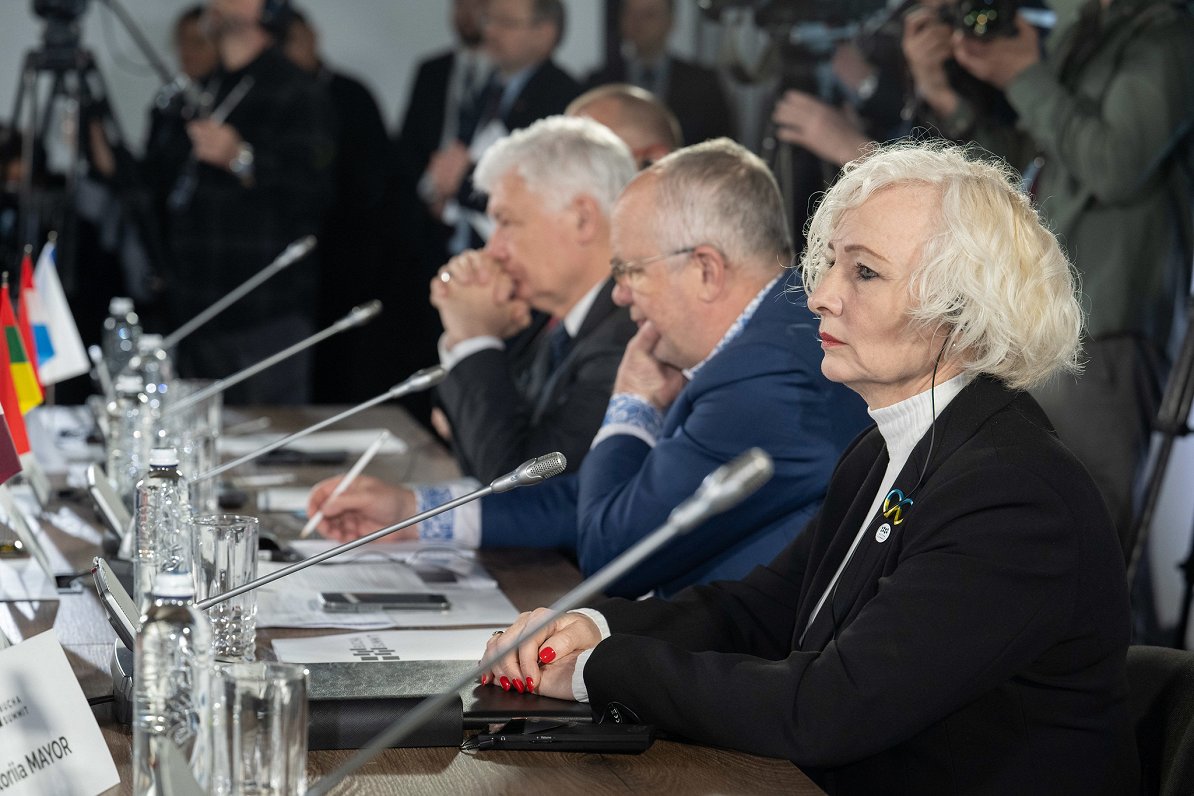 Daiga Mieriņa at Bucha Summit