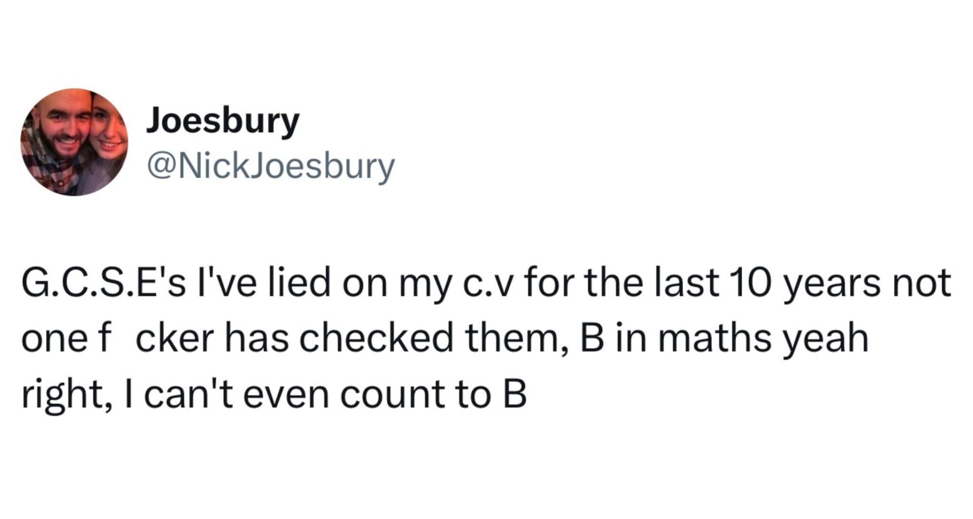 No one ever checks.