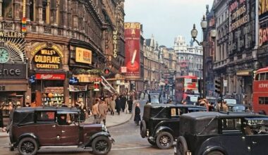 Shaftesbury Ave, 1949; Tooting, 1900s.