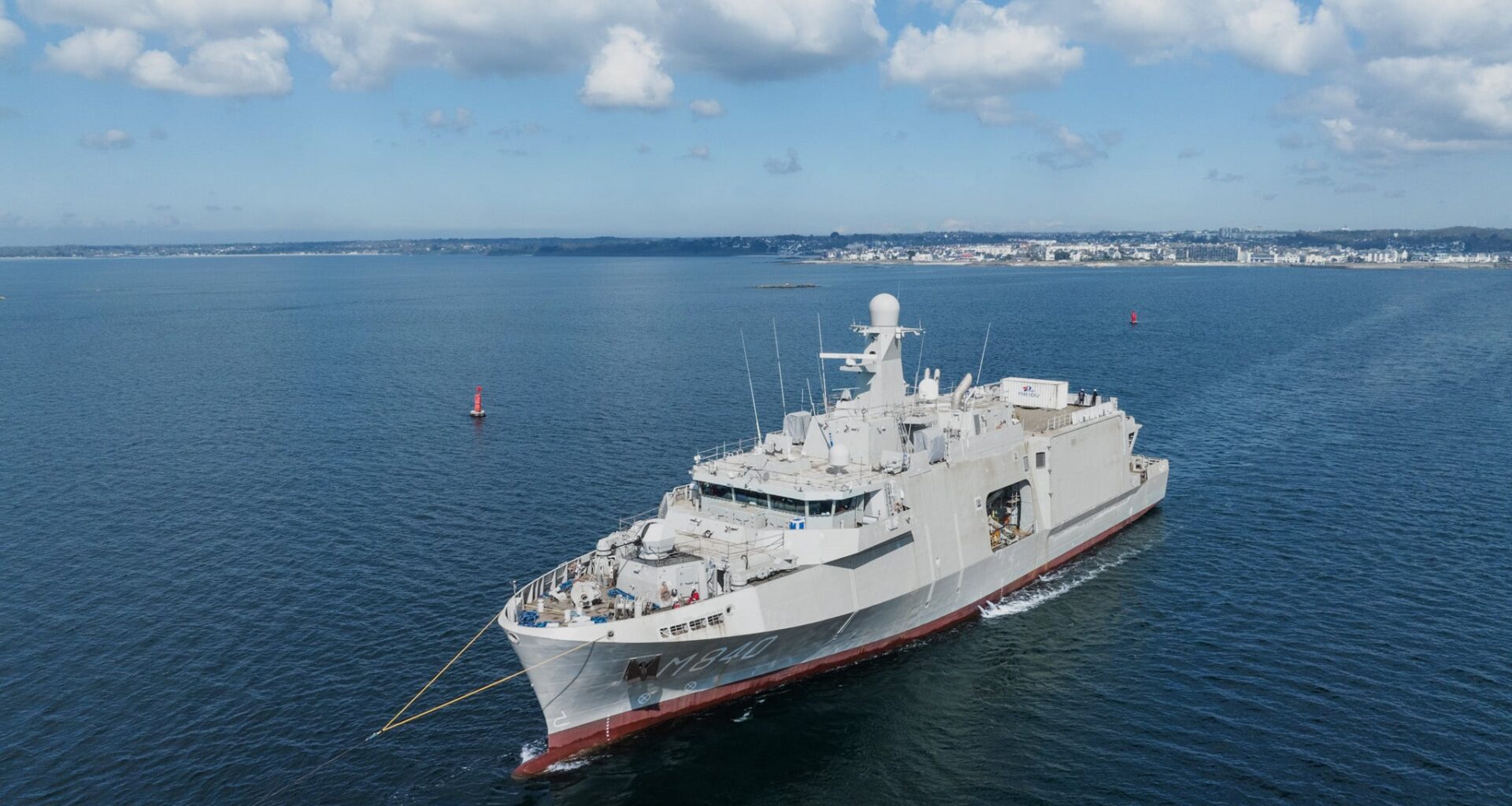 First mine warfare mothership for the Netherlands begins sea trials