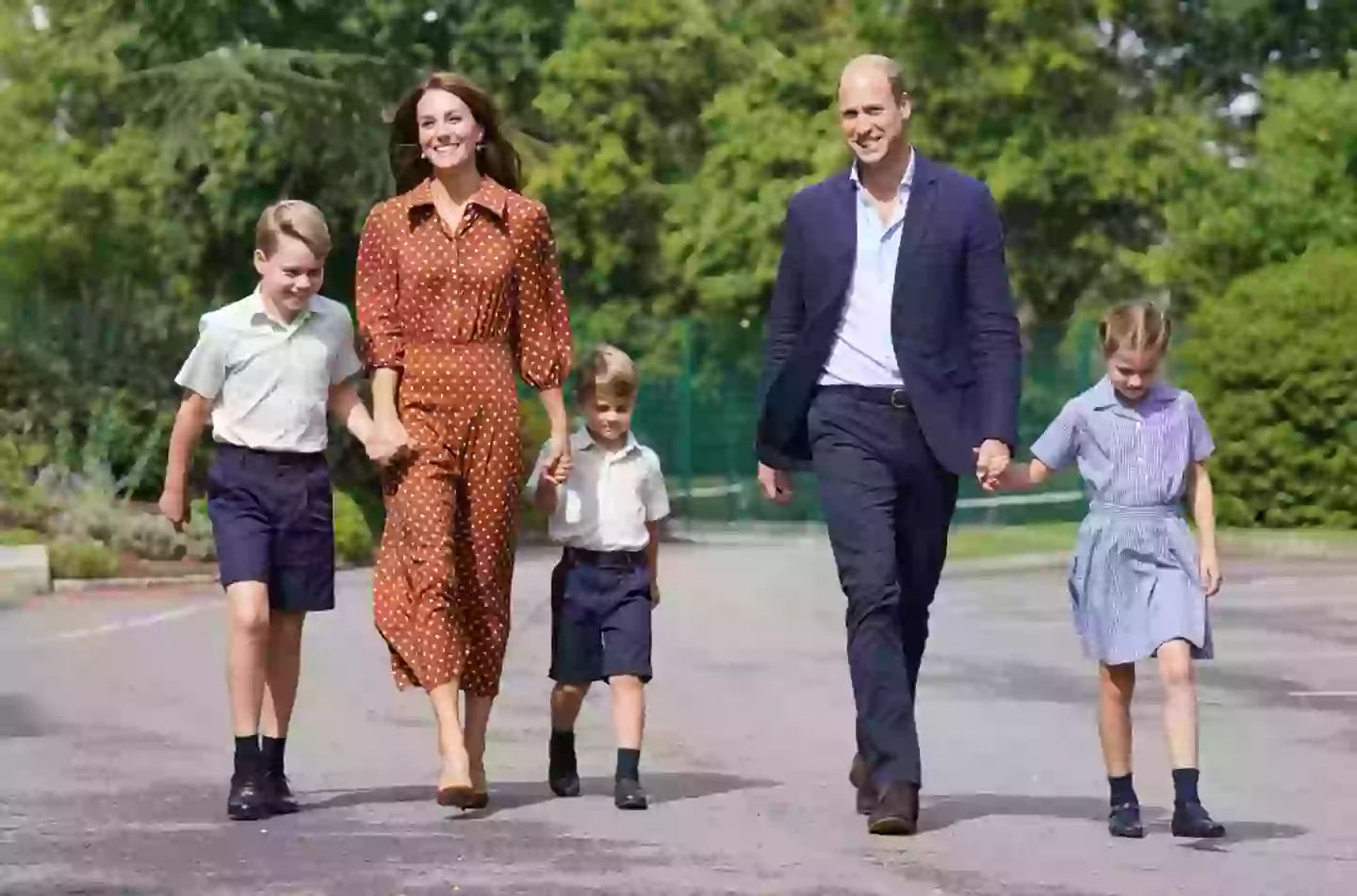 A royal expert revealed how the Prince and Princess of Wales 'tackles' such questions (Pool / Pool / Getty Images)