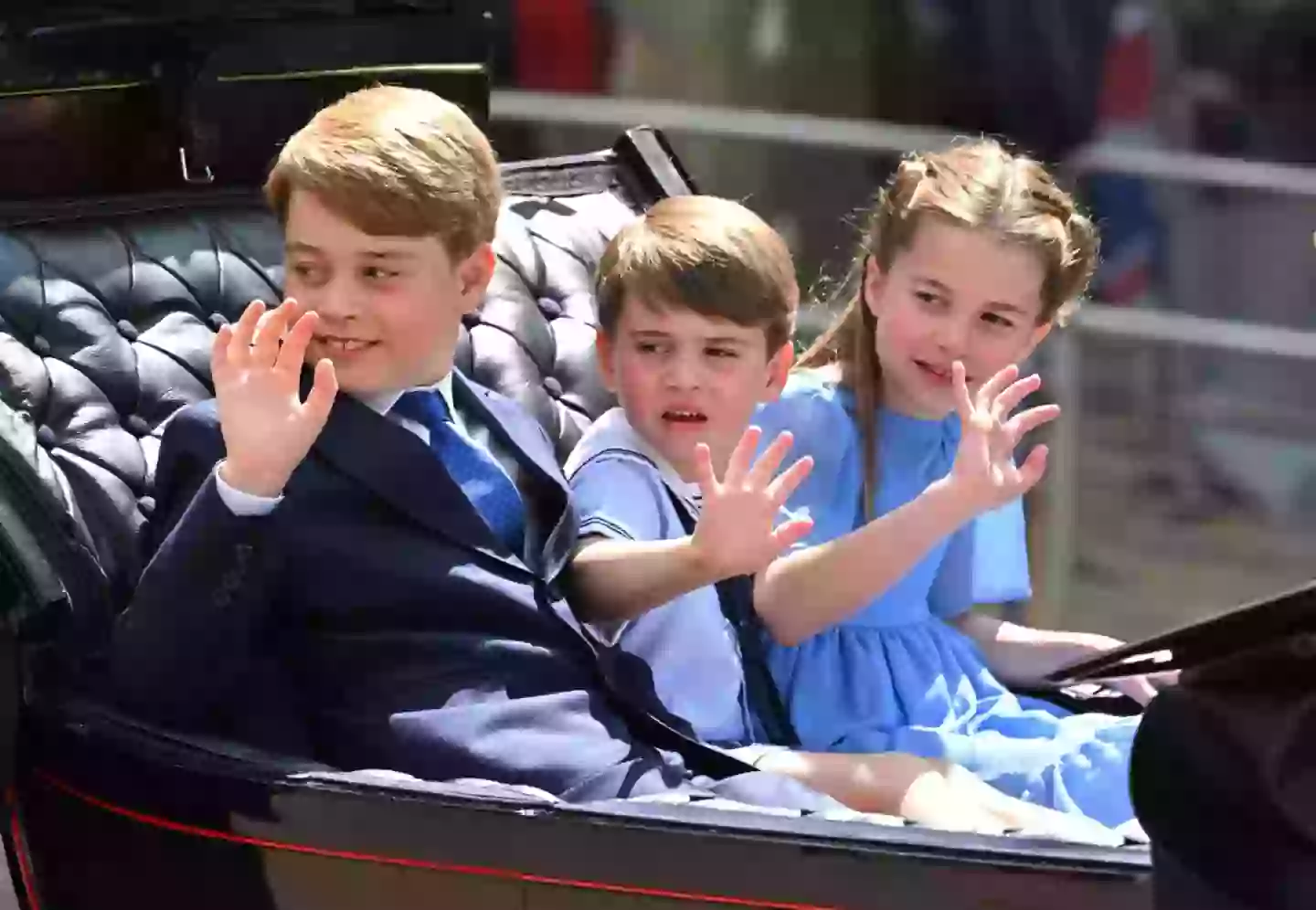 Prince George, 11, Prince Louis, six, and Prince Charlotte, nine (Karwai Tang / Contributor / Getty Images)