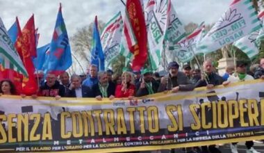 Metalmeccanici, al via manifestazioni in tutta Italia