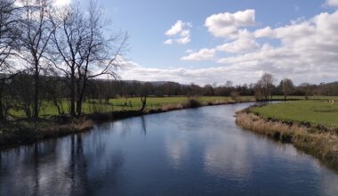 Least Picturesque Welsh Countryside (taken from Pont Steffan over the Teifi, Lampeter)