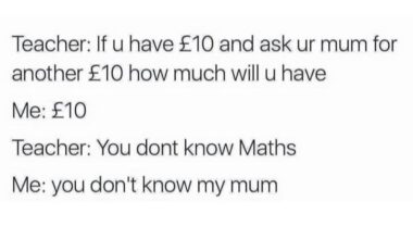 This is my life lesson