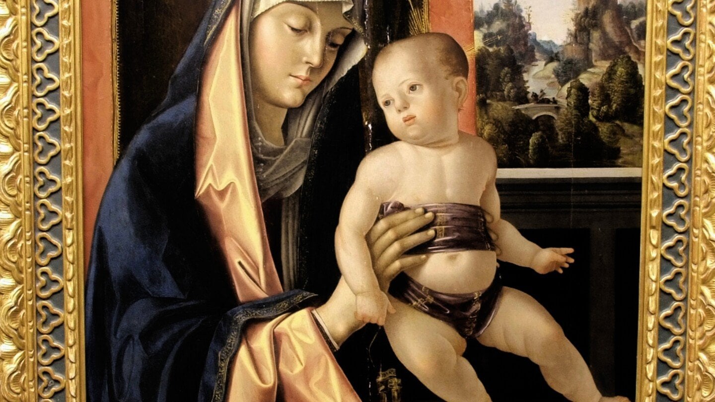 A painting stolen from an Italian museum is found in England, but its new owner wants to keep it