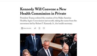 Trump claims to be the most transparent president in history. But his "Make America Healthy Again Commission" meets in private, behind closed doors, with no public record or published agenda.