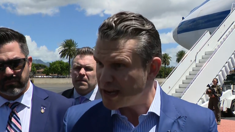 US defence secretary Pete Hegseth 