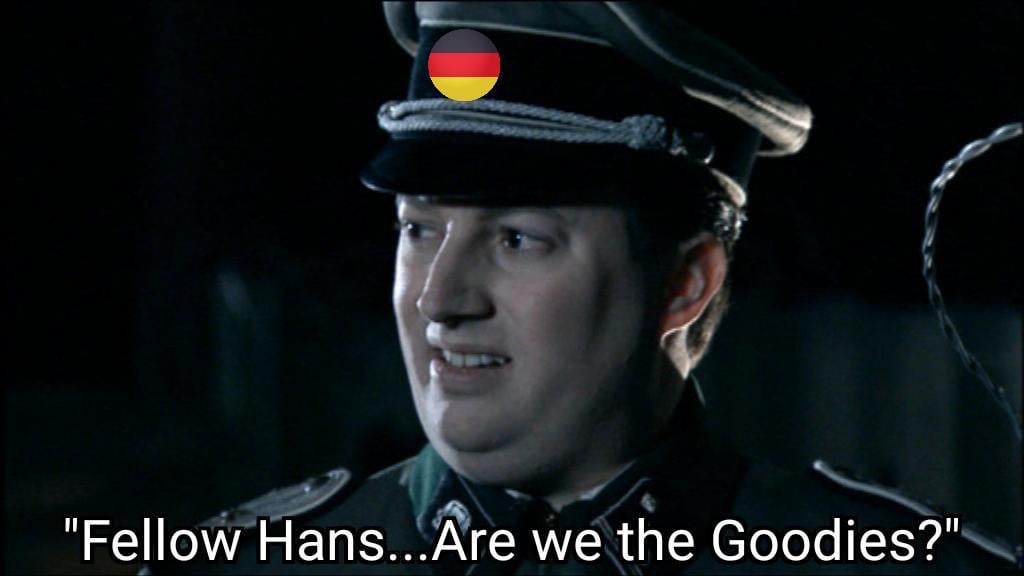 Me and the fellow Hanses after seeing your reactions to us rearming massively.