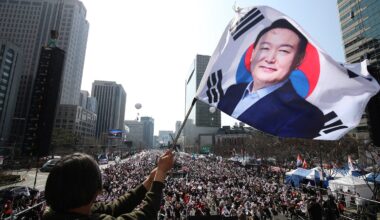 Protesters Gather As Courts Decide President Yoon's Fate