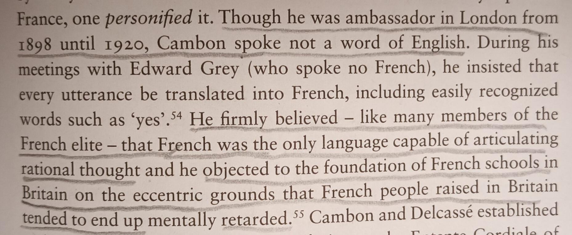 Least arrogant Pierre
