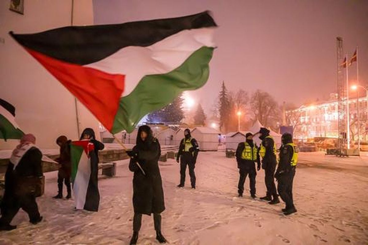 Vilnius Hosts Protests Against Lithuanian Support For Israel