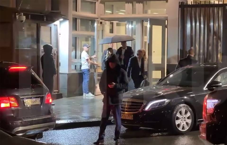 Steve Witkoff leaving Moscow.