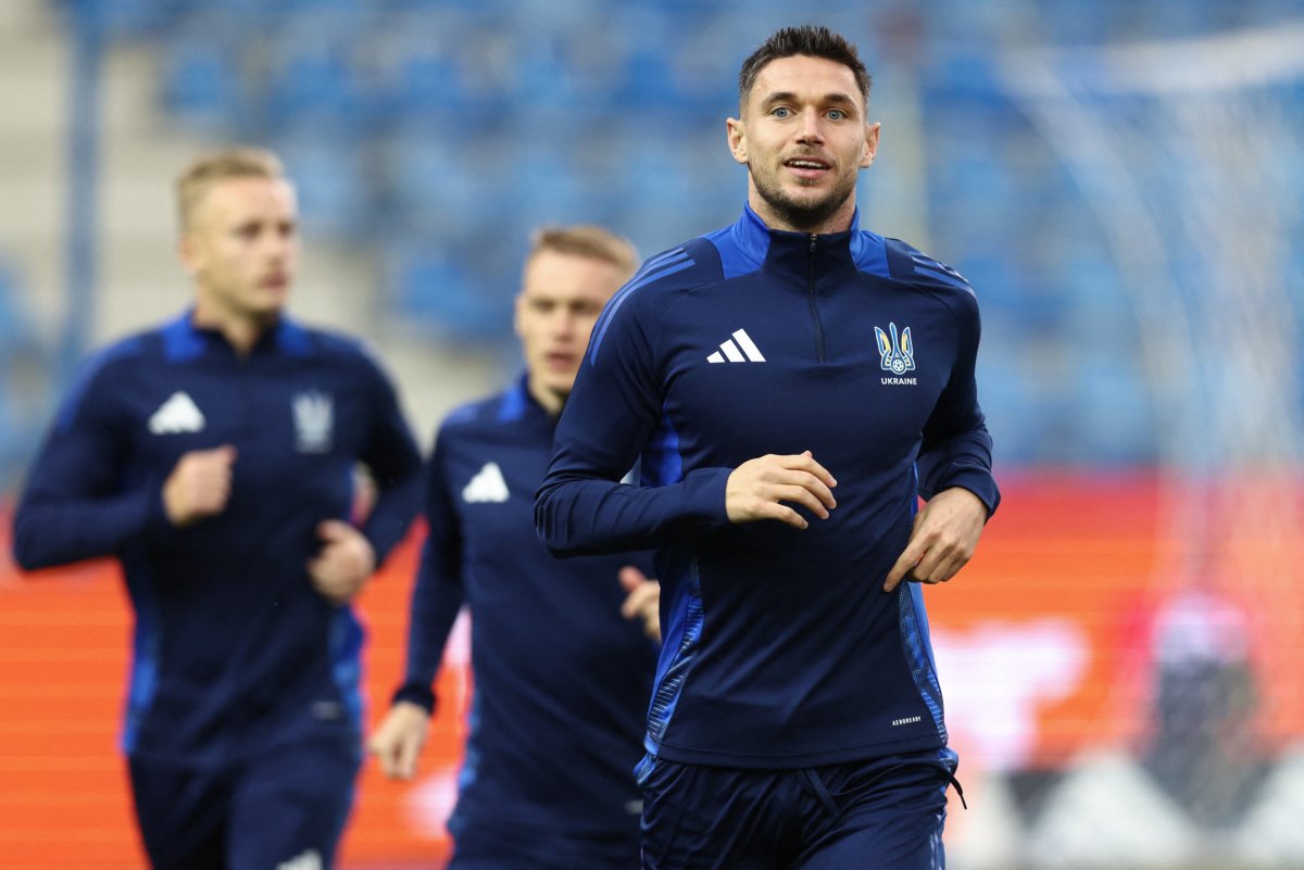 Ukraine's forward Roman Yaremchuk