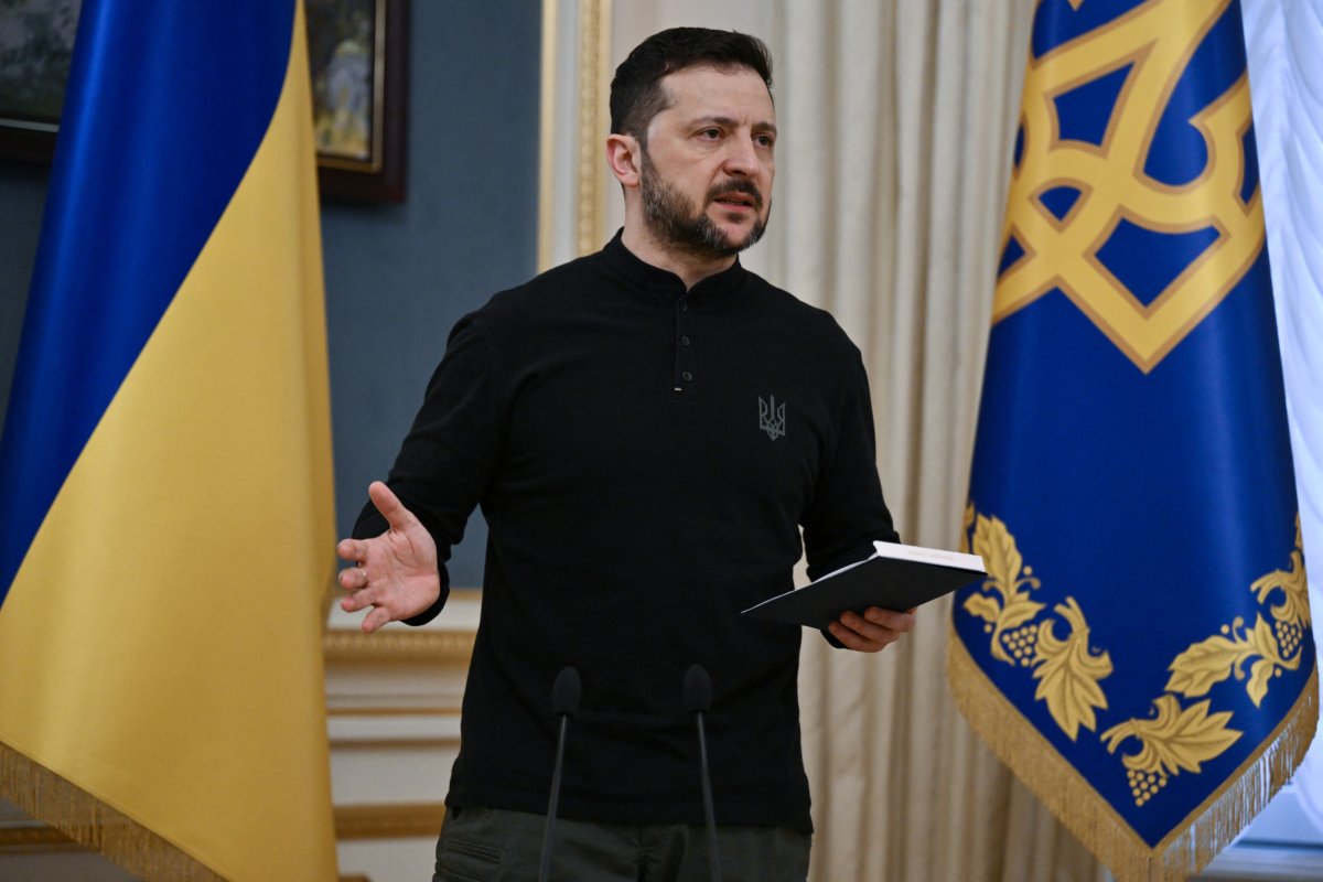 Ukrainian President Volodymyr Zelensky
