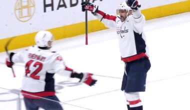 Alex Ovechkin scores 887th goal to move within 8 of breaking Wayne Gretzky's record