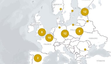 Western officials say Russia is behind a campaign of sabotage across Europe. This AP map shows it