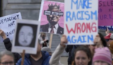 Demonstrators across 50 states look to unify opposition to Trump