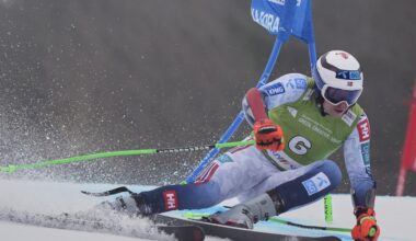 Norwegian skier Kristoffersen leads Swiss star Odermatt in World Cup GS after opening run