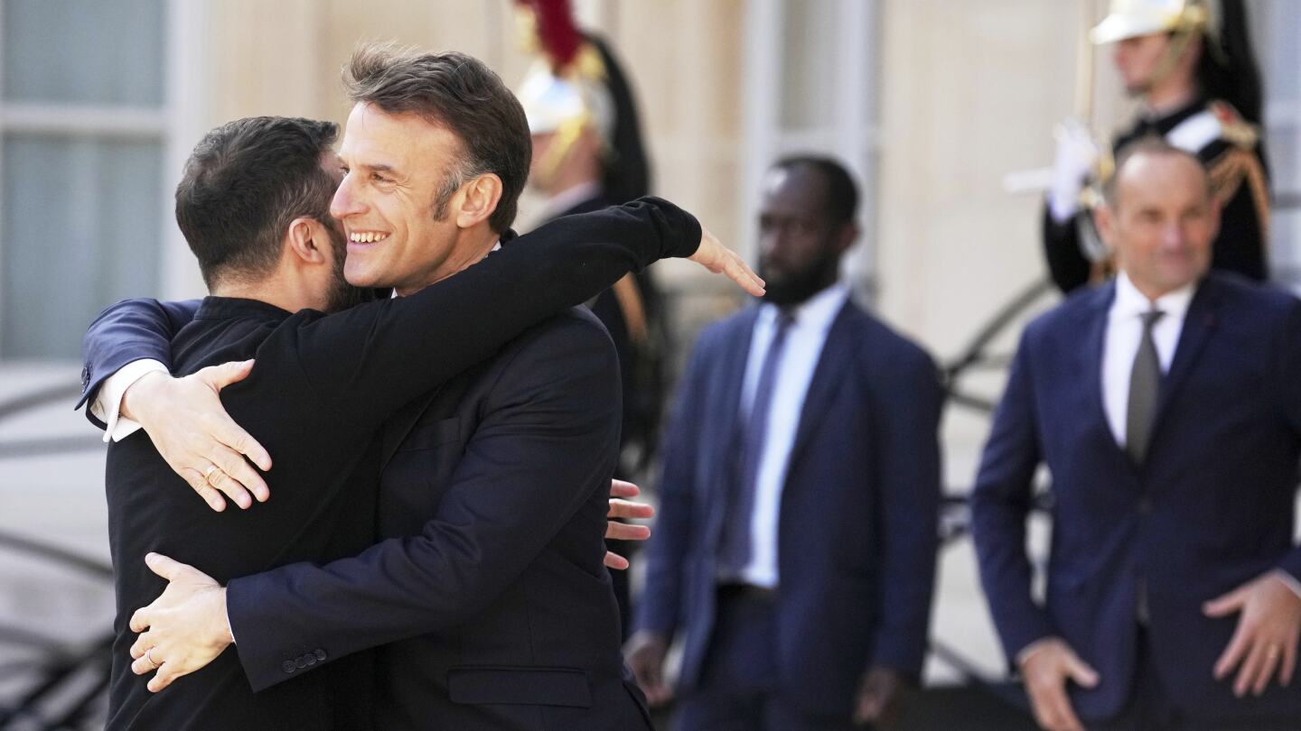 French president says not all European allies agree on a proposed force for Ukraine