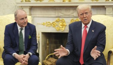 Trump says Ireland cheats the US as he celebrates St. Patrick's Day
