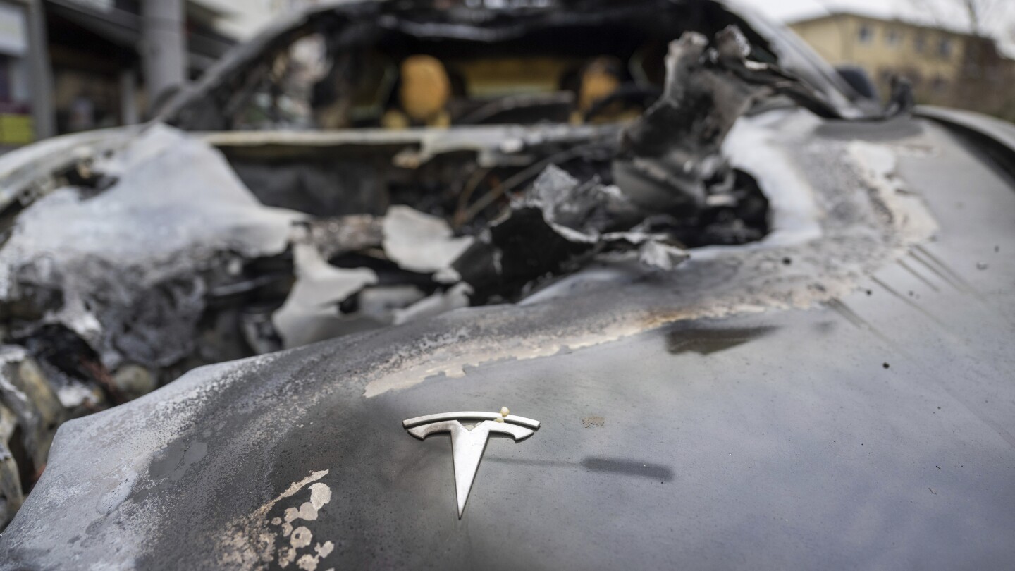 Attacks on Tesla dealerships spike as Musk partners with White House