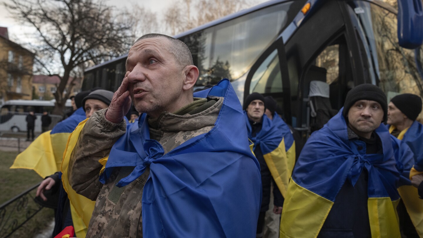 Russia and Ukraine swap hundreds of prisoners in one of the war's largest exchanges