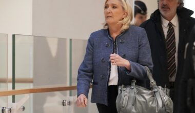 Far-right leader Marine Le Pen is barred from seeking public office for embezzlement