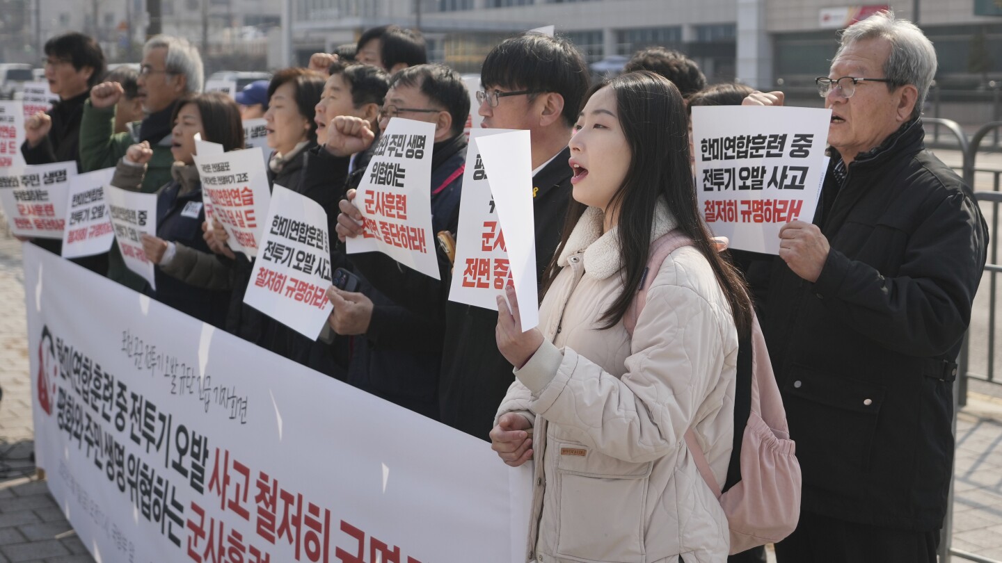 South Korea stops some military drills after accidental bombing in possible setback to US exercises