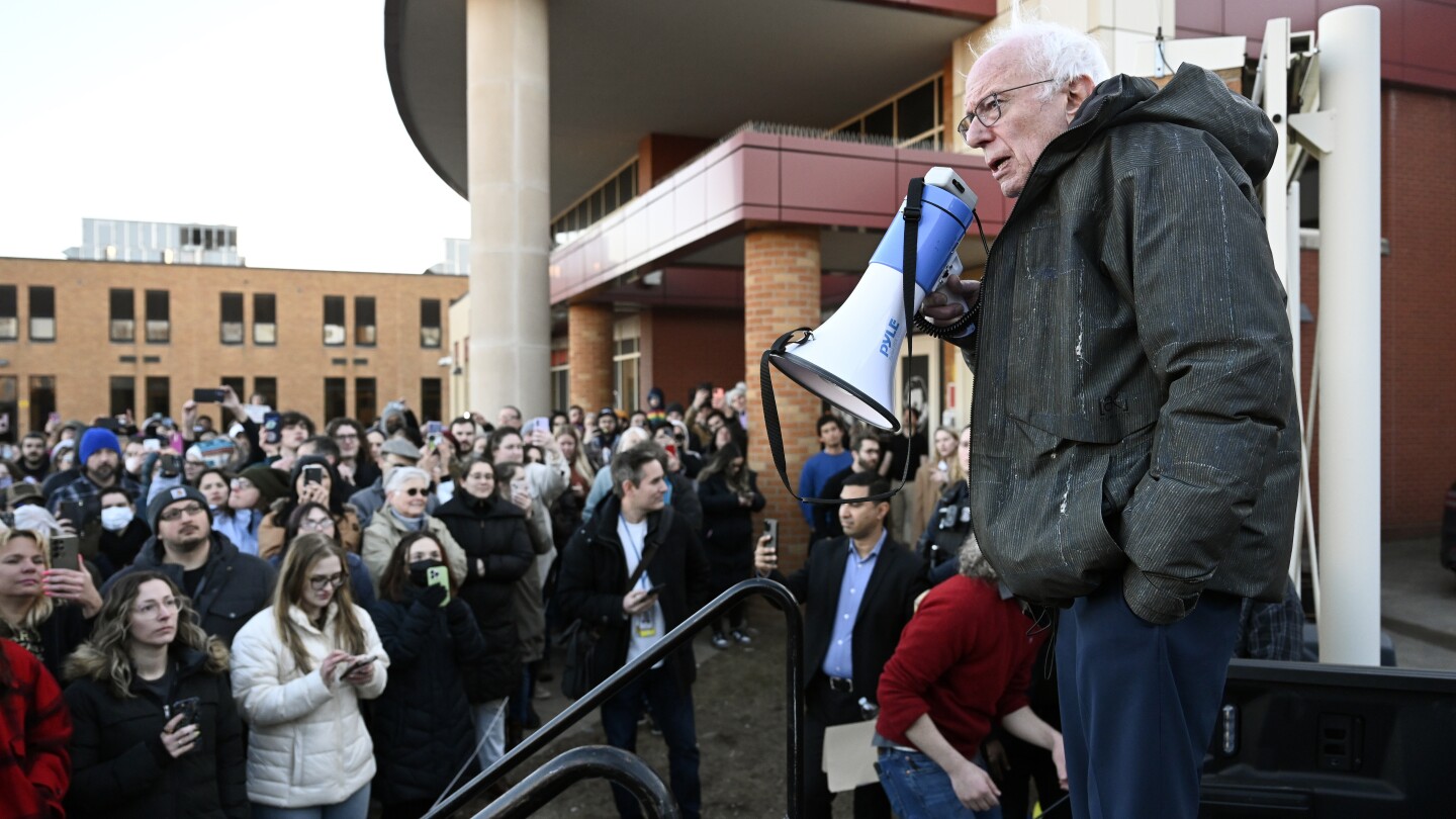 Bernie Sanders takes leadership of the anti-Trump resistance