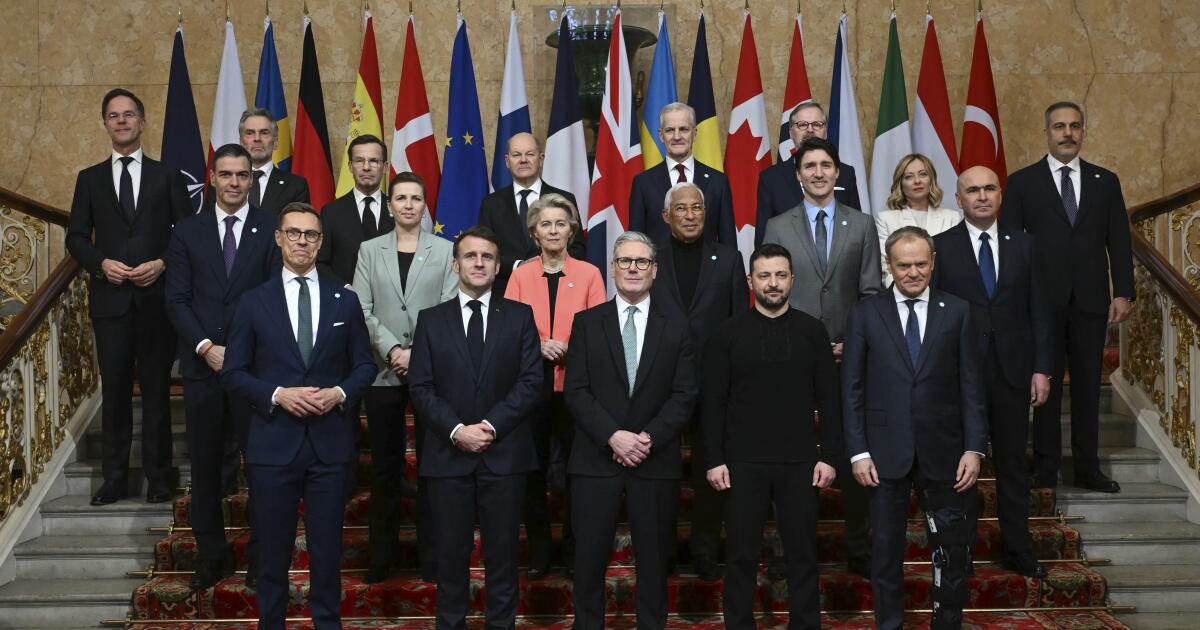British leader says Europe faces singular moment as leaders discuss Ukraine