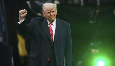 Trump attends men's wrestling championship final in latest sports trip