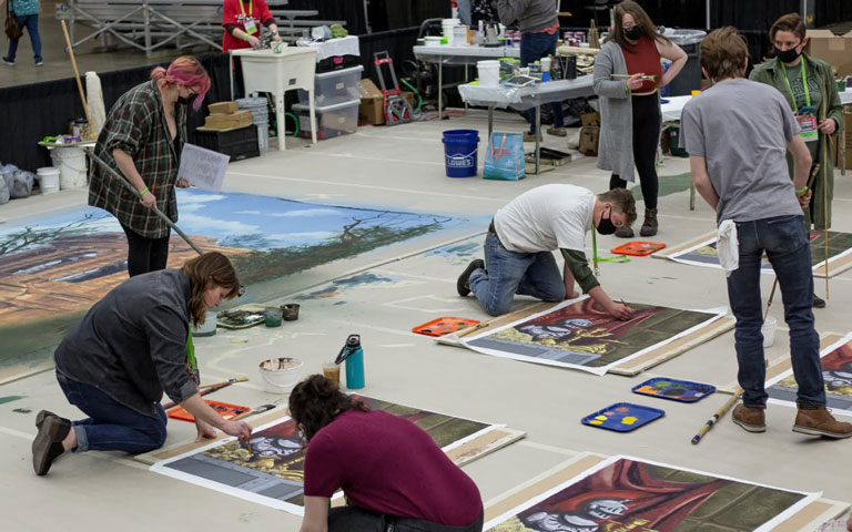 UNCSA Design & Production featured at 2025 U.S. Institute for Theatre Technology conference