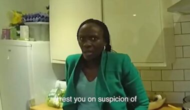 Moment United Nations judge insists 'I have immunity' as she's arrested in England for forcing young woman to work as her slave