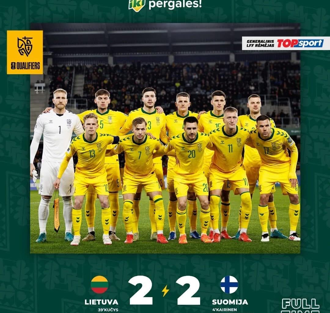 Geriausias Lietuvos rinktinės sugrįžimas atrankos rungtynėse nuo 1992 metų