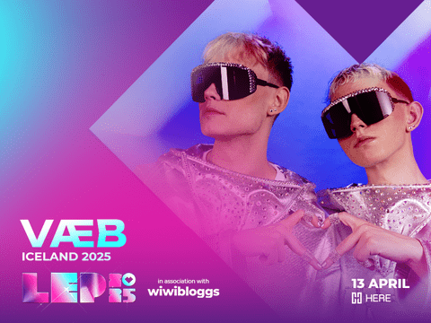 Iceland's Væb will RÓA over to the London Eurovision Party 2025