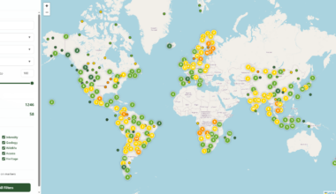 [OC] I made a website to crowdsource ratings for over 1,200 national parks around the world