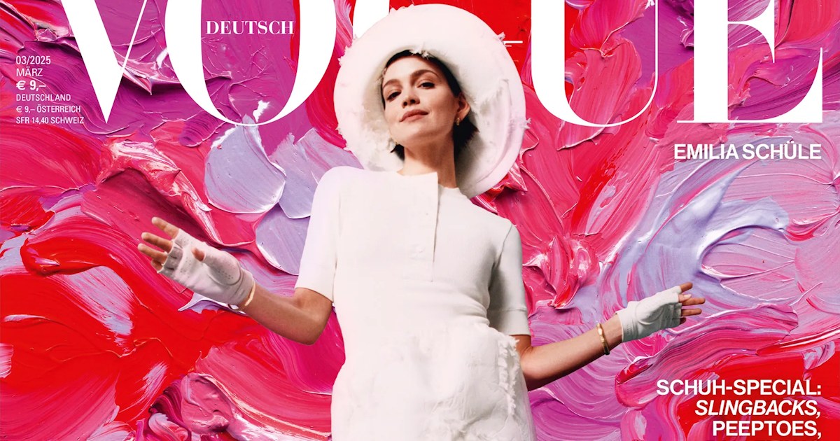 Emilia Schüle Vogue Germany March 2025