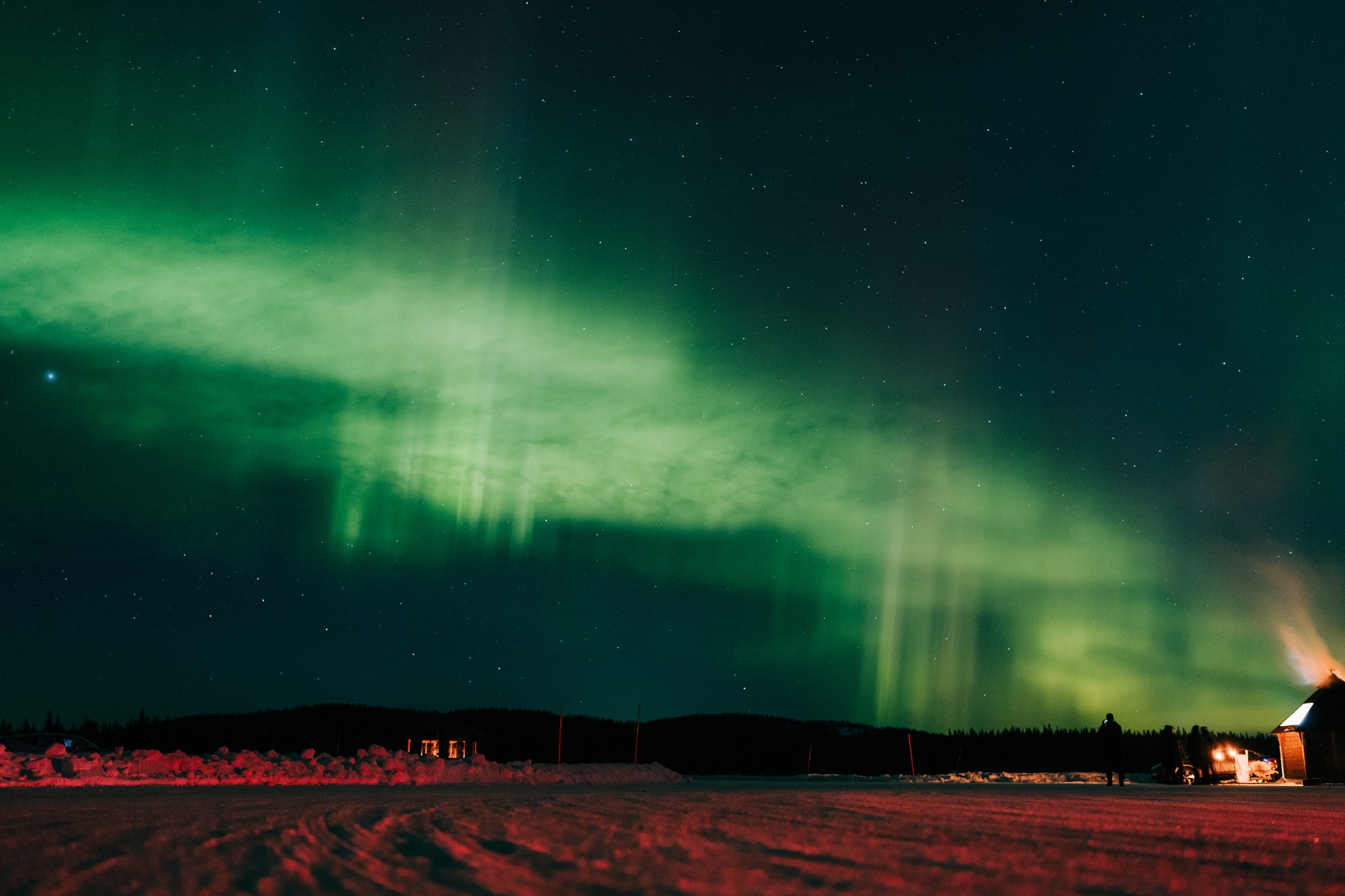 northern lights in sweden