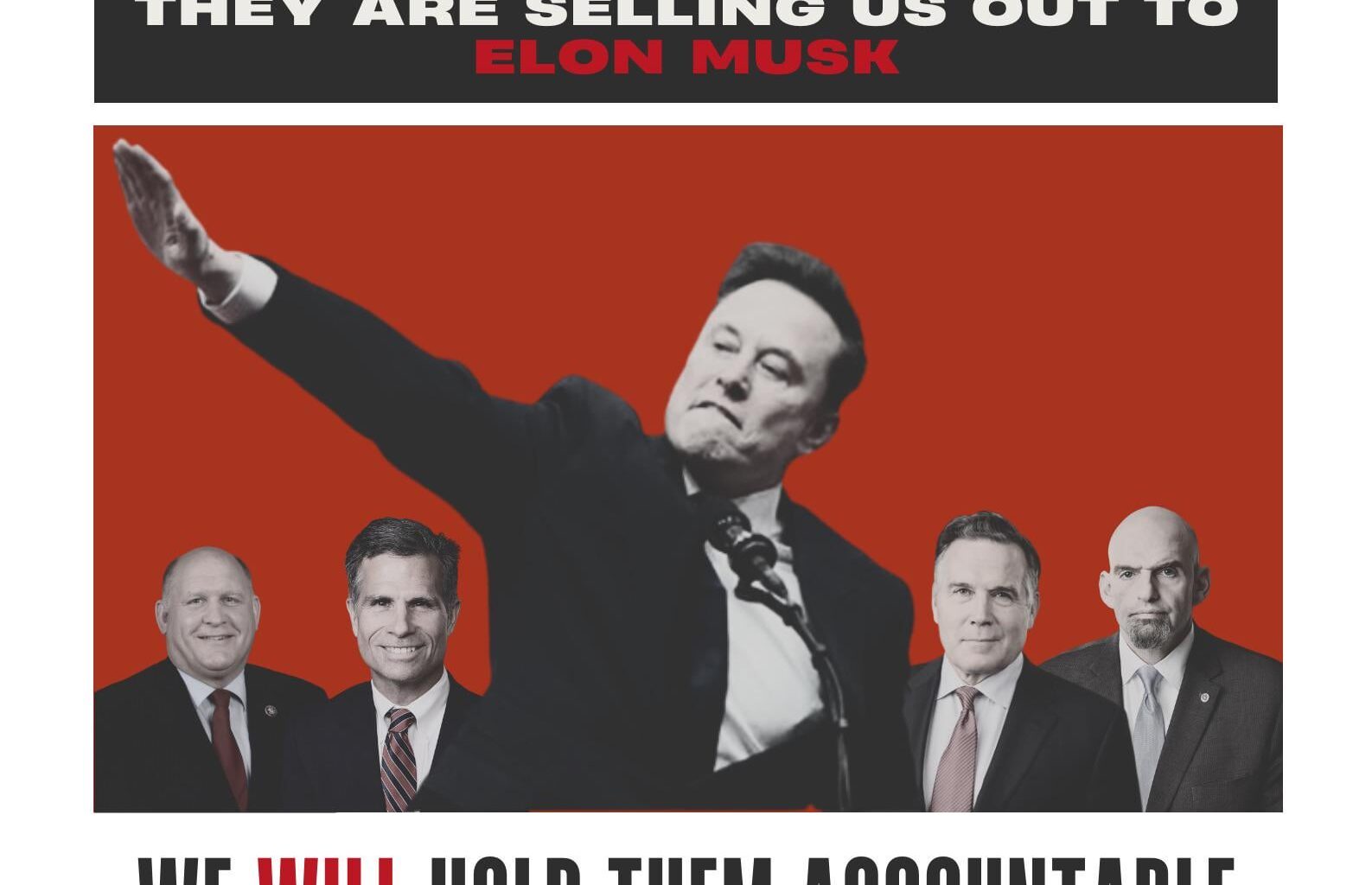 Who voted for Musk? Not one single American, so why are our politicians enabling this billionaire?