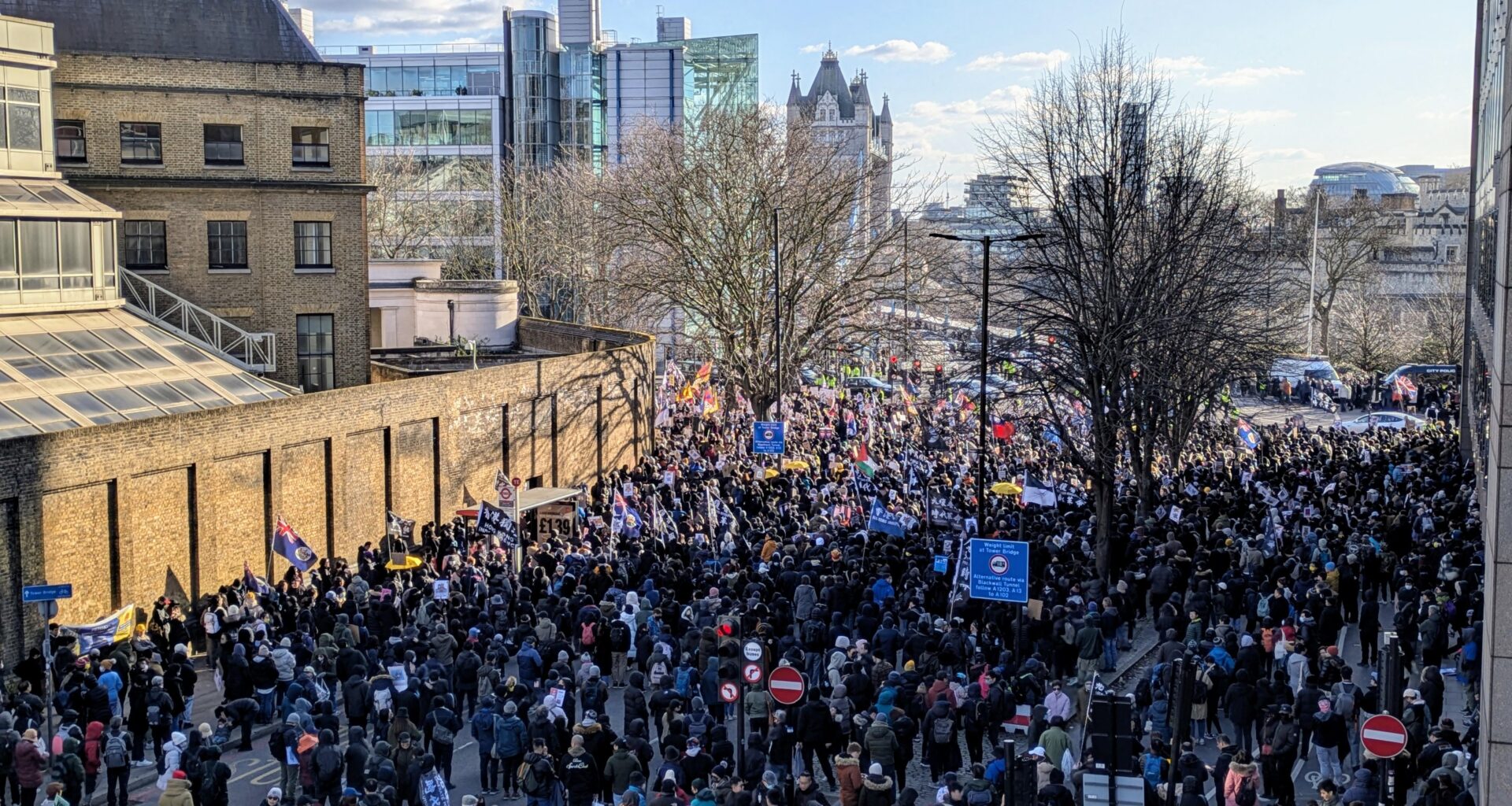 Another day, another protest against the China mega-embassy