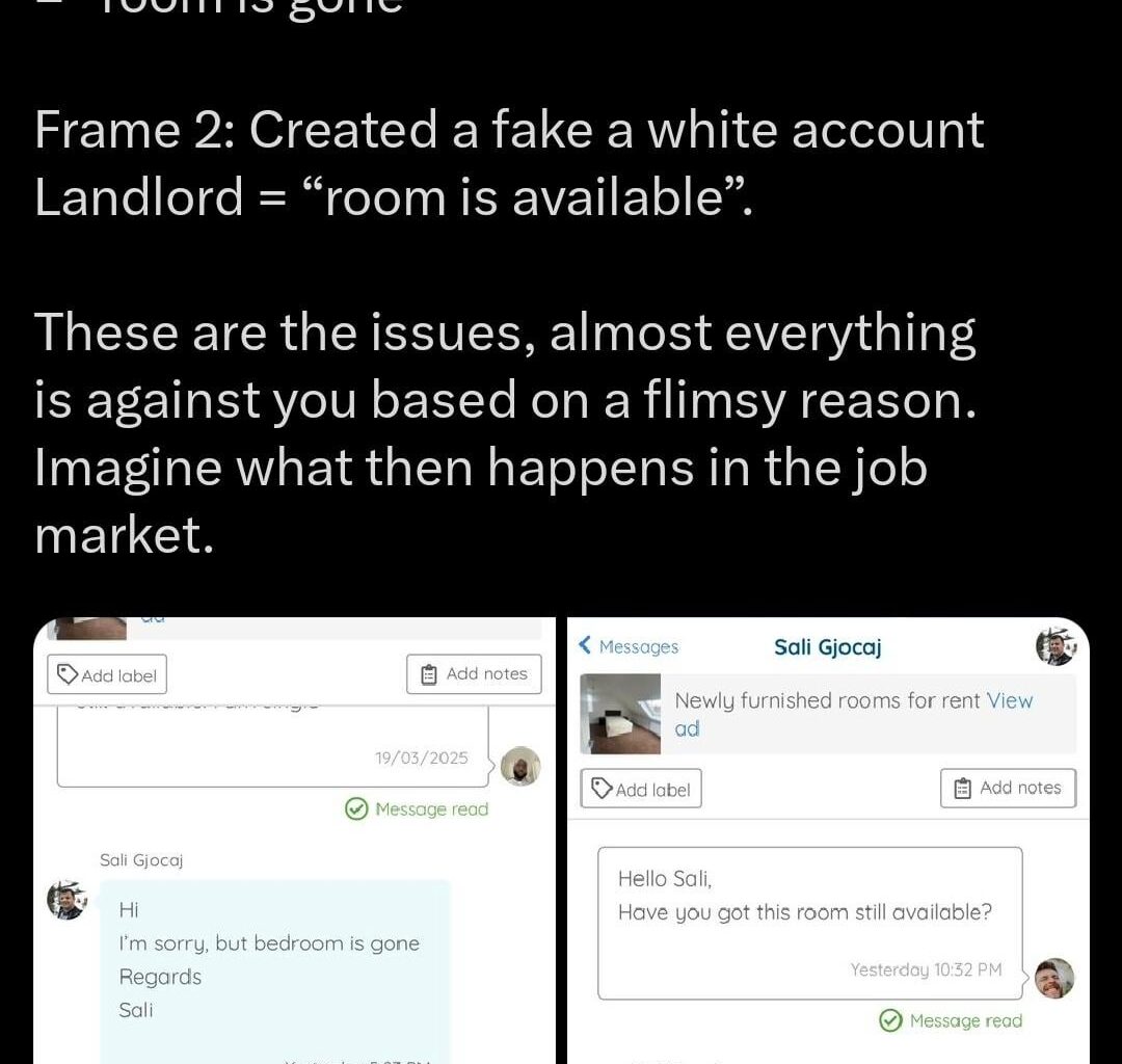 Common Experience Trying to Rent in London