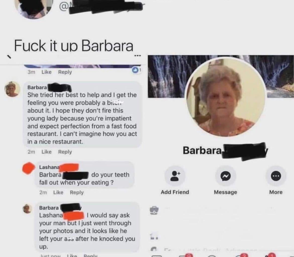 fuck it up Barbara