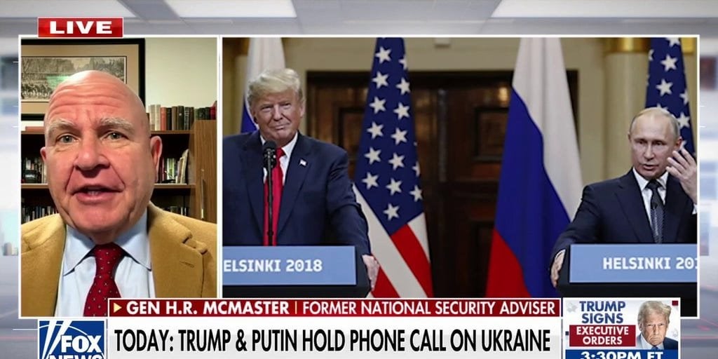 HR McMaster: Putin wants Trump to "help him off the mat"