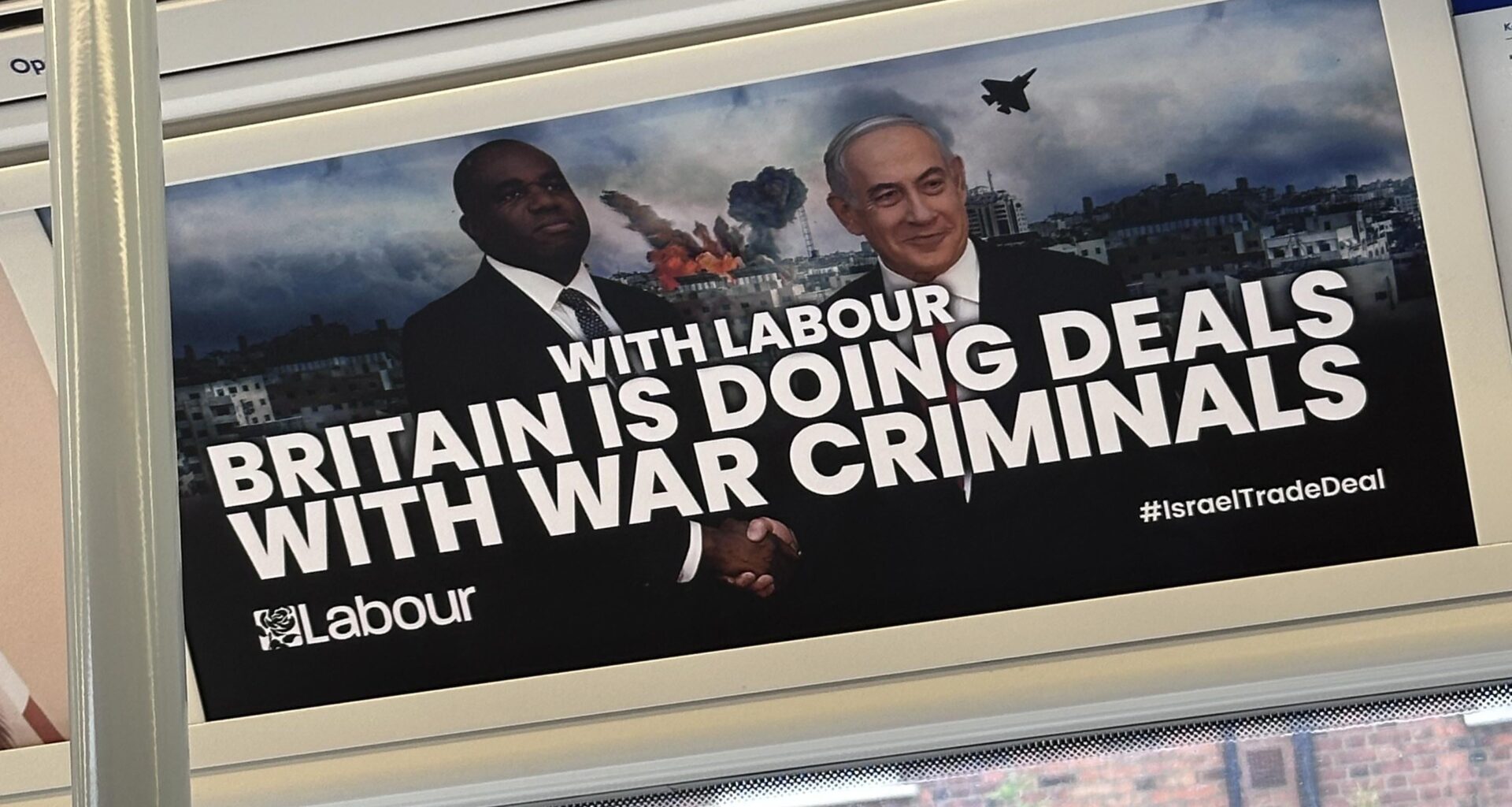 Fake Labour Ad on the Tube