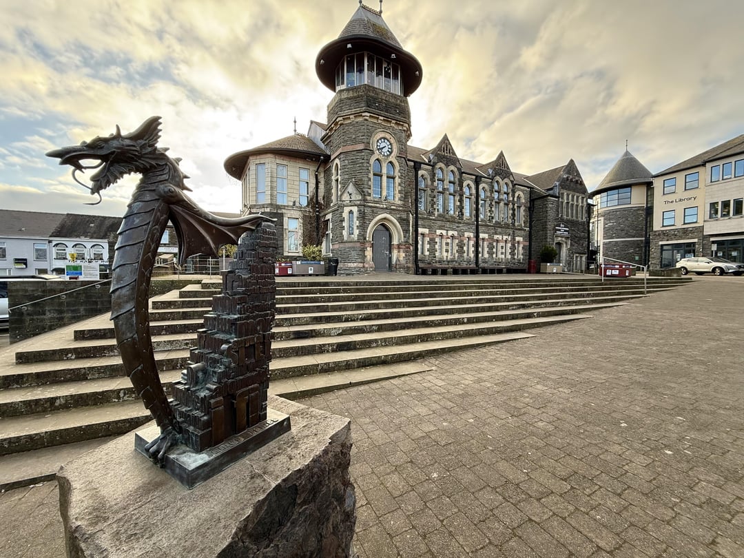 Out and About…  In Caerphilly