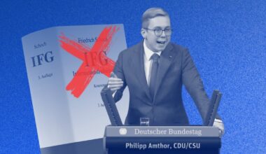In den Koalitionsverhandlungen drängen CDU und CSU darauf, das Recht auf staatliche Informationen abzuschaffen. Angetrieben wird das Vorhaben von Philipp Amthor – der wegen seiner umstrittenen Nebentätigkeiten bei Augustus Intelligence selbst unter IFG-Anfragen zu leiden hatte.